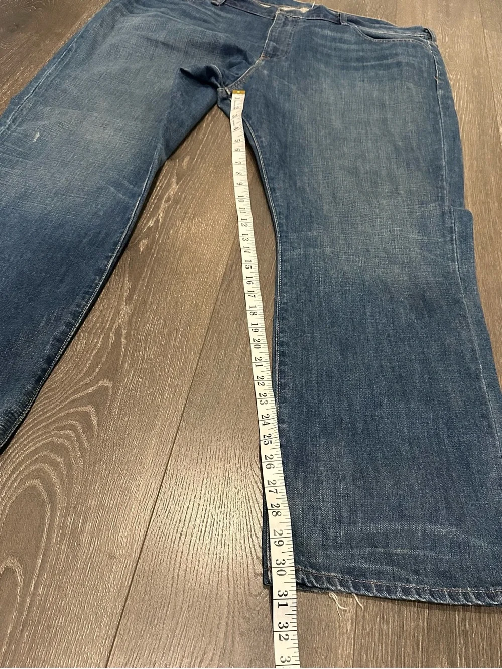 Ralph Lauren Double RL Men's Washed Blue Relaxed Jeans